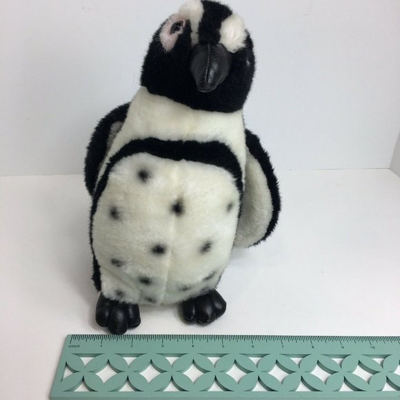The Petting Zoo Penguin Plush 10" Standing Stuffed Animal Black White Arctic Toy - Picture 11 of 12